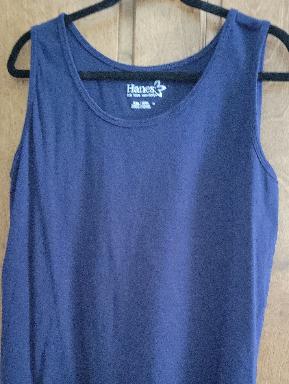Hanes Women’s Deep Blue Scoop Neck Tank. XXL